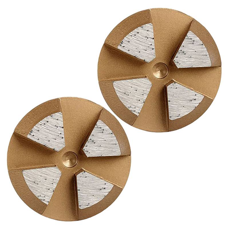 Gold Triangle Segments Grinding Discs for Concrete Floor Grinders