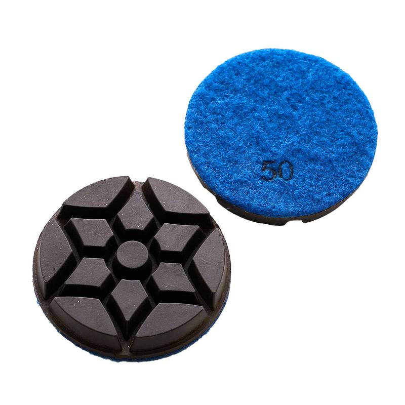 Almofadas de polimento diamantadas de 3 polegadas para restauração de pavimentos de betão HC-CPP-0014
